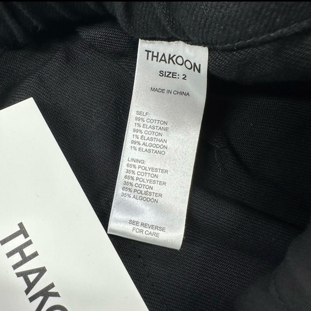 Thakoon Black High Waisted Denim pant. Sz 2. $145 - Picture 10 of 10